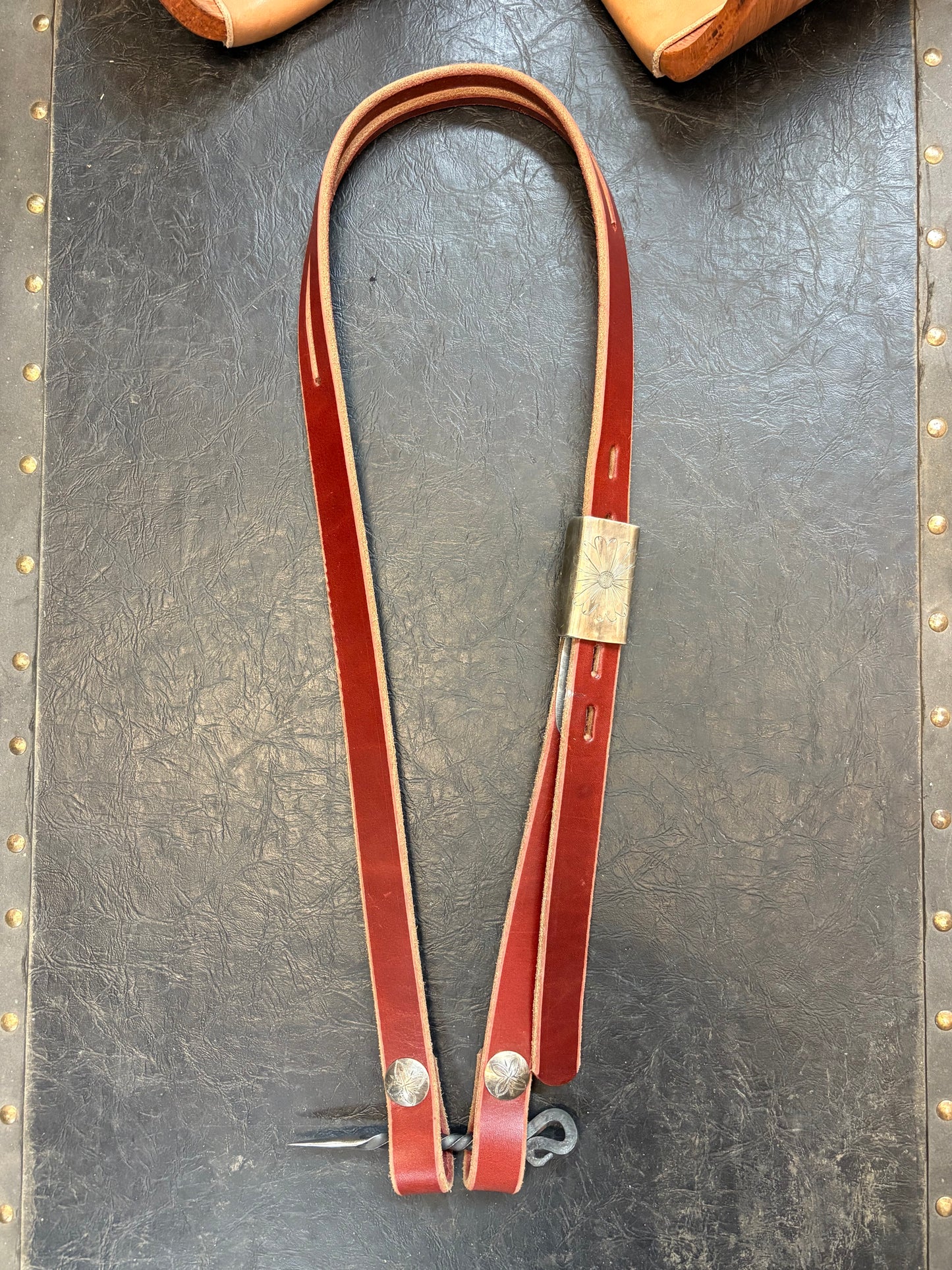 Silver Buckle Split Ear Headstall Big Daisy