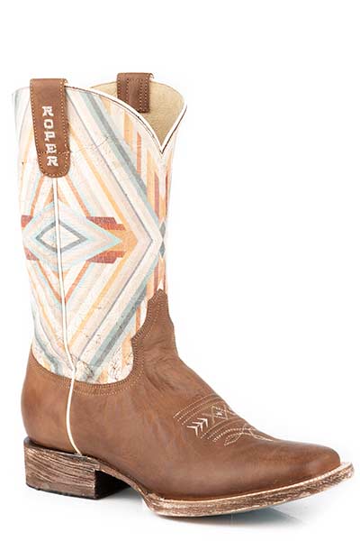 Roper Zakota Cowgirl Boots Native Print