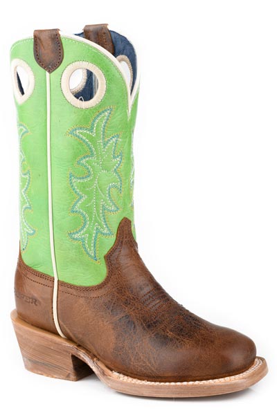 Roper Ride Em' Cowboy Little Kids Neon Green