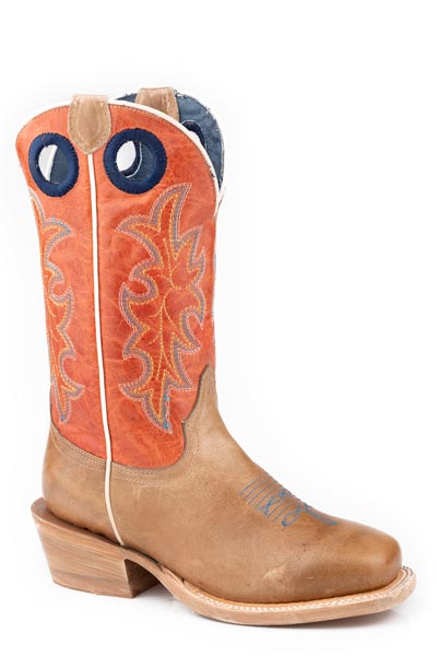 Roper Ride 'Em Cowboy Boots Big Kids Orange